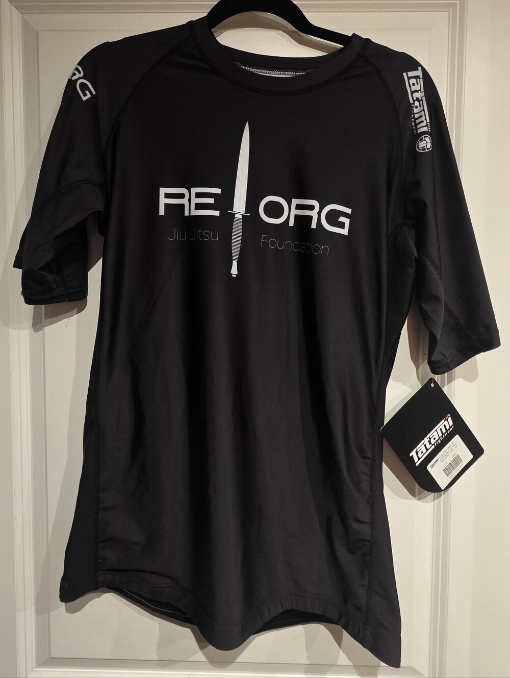 Mens Tatami Fightwear Reorg Blackops SS Rashguard XXL